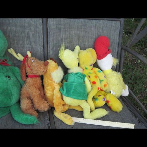 10 Dr. Seuss Plushes Grinch Sneetch Lorax Sam Spot Max Thing 2 Fish Classroom - Picture 6 of 16